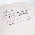 Peripheral Vision Anniversary Tee - Bone image 4