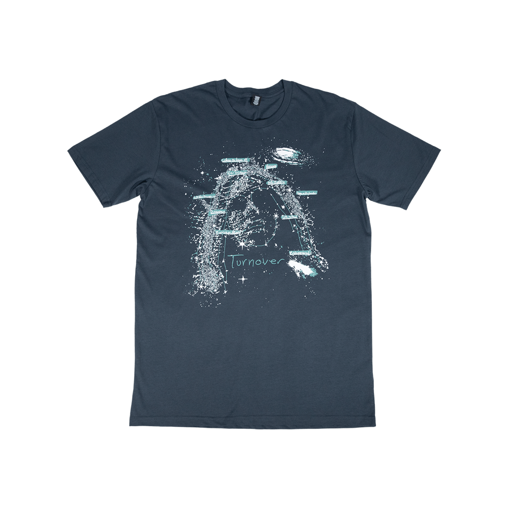 Peripheral Vision Tracklist Tee - Petrol Blue (Staple) image 1
