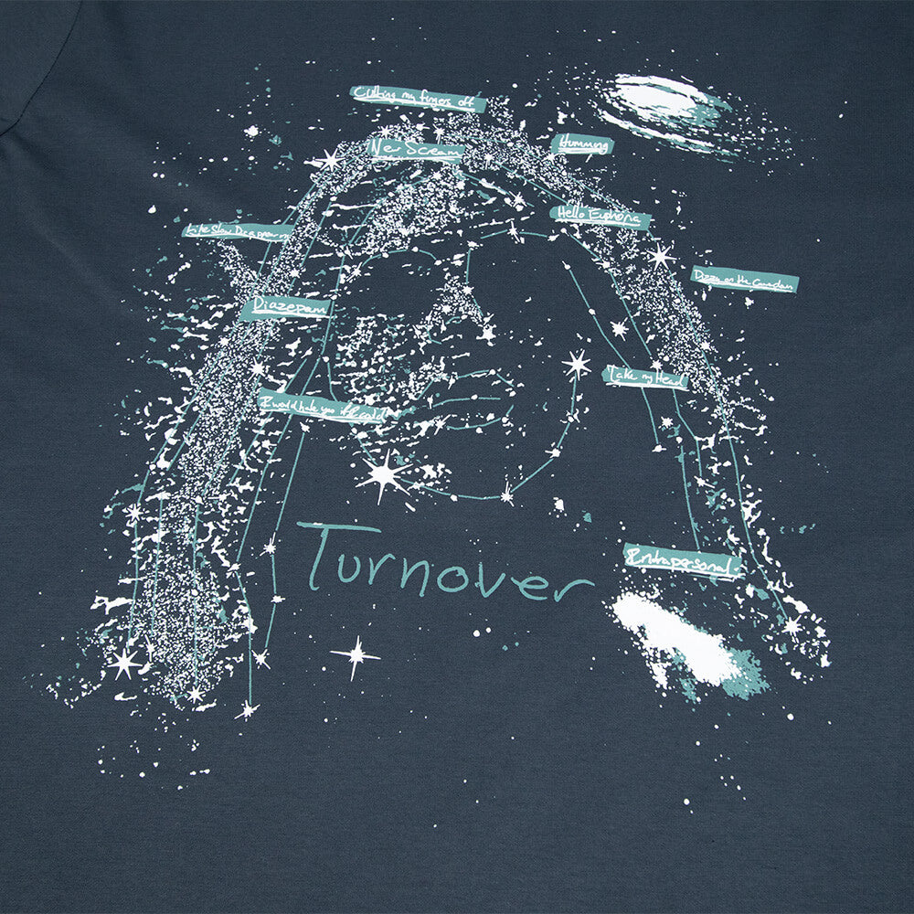Peripheral Vision Tracklist Tee - Petrol Blue (Staple) image 2