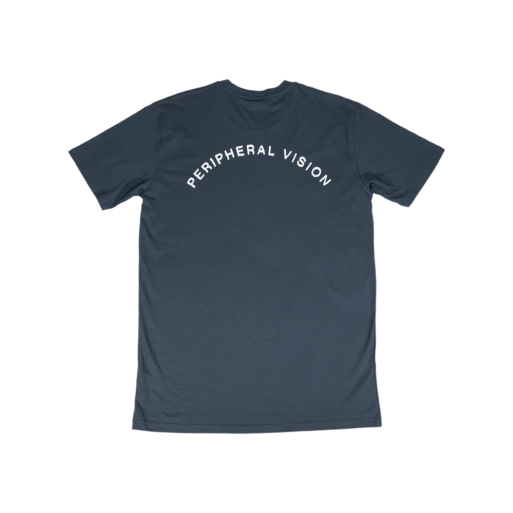 Peripheral Vision Tracklist Tee - Petrol Blue (Staple) image 3