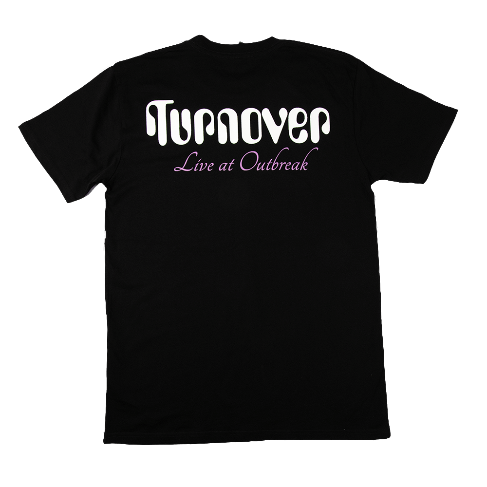 Live At Outbreak Tee - Black image 4